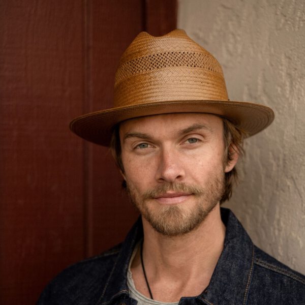 Open Road Vented Straw Cowboy Hat - Image 3