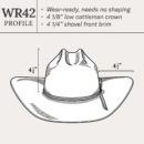 Saddleman 20X Straw Cowboy Hat