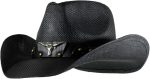 Western Outback Cowboy Hat Men's Women's Style Classic Straw Western Cowgirl Hat