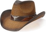 Cowboy Hat,Cowgirl Hat,Western Cowboy Hats for Women/Mens/Straw Wide with Shapeable Brim Cowboy Hat for Womens